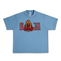 Pebble Blue Hija Lady of Guadalupe Urban Heavy Tee - Bettercallsaul