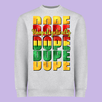 Unapologetically Dope Cowgirl Heavyweight Sweatshirt Designed By Cowgirlartshop