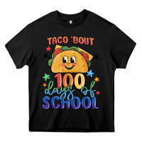 Black taco bout 100 days of school Heavy Core Tee - MaliasSmallBusiness