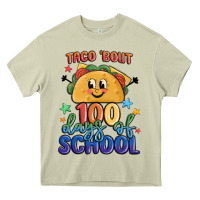 Mossy taco bout 100 days of school Heavy Core Tee - MaliasSmallBusiness