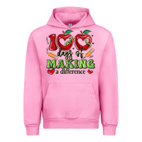 Fuchsia Pink 100 days of making a difference Urban Hoodie - Artiststas