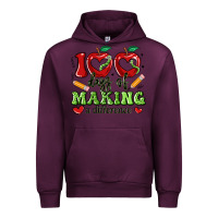 Mauve Wine 100 days of making a difference Urban Hoodie - Artiststas