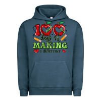 Pigment Midnight Navy 100 days of making a difference Urban Hoodie - Artiststas