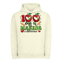 Pigment Pistachio 100 days of making a difference Urban Hoodie - Artiststas