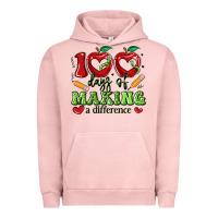 Pigment Salmon 100 days of making a difference Urban Hoodie - Artiststas