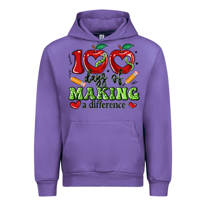 100 Days Of Making A Difference Urban Hoodie by Artiststas | Teevron