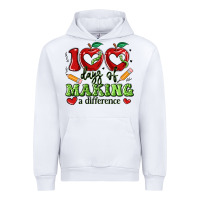 White 100 days of making a difference Urban Hoodie - Artiststas