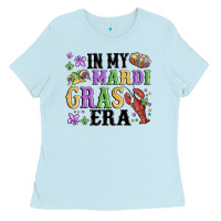 Baby Blue in my mardi gras era Ladies Tee - MaliasSmallBusiness