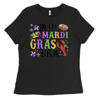 Black in my mardi gras era Ladies Tee - MaliasSmallBusiness