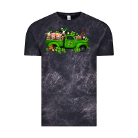 St Patricks Farm Animals Truck Vintage Tee | Teevron