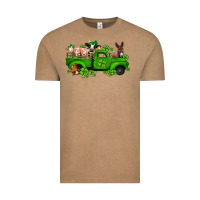 Vintage Coffee st patricks farm animals truck Vintage Tee - Jasminsmagicworld