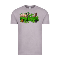 Vintage Zinc st patricks farm animals truck Vintage Tee - Jasminsmagicworld