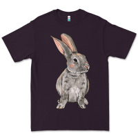 Plum Easter bunny Premium Tee - NancyCooperArtShop