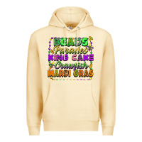 Pina Colada Beads parades king cake crawfish Mardi Gras Premium Hoodie - FaDigitalArtStudio