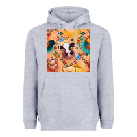 Heather Grey western farm animals seamless pattern Heavyweight Hoodie - BundleAndBundleShop