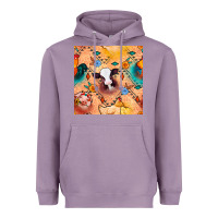 Lavender western farm animals seamless pattern Heavyweight Hoodie - BundleAndBundleShop