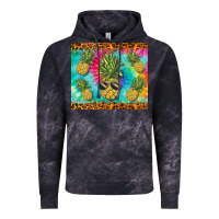 Cloud Black summer pineapple Vintage Hoodie - BarkalooDesign