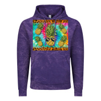 Cloud Purple summer pineapple Vintage Hoodie - BarkalooDesign