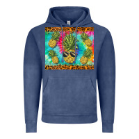 Vintage Denim summer pineapple Vintage Hoodie - BarkalooDesign
