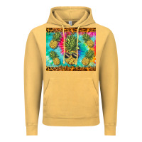 Vintage Mustard summer pineapple Vintage Hoodie - BarkalooDesign