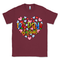 Burgundy 100 days of school Classic Tee - Artiststas