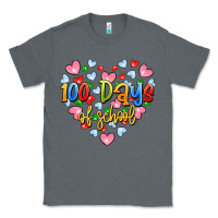 Charcoal Heather 100 days of school Classic Tee - Artiststas