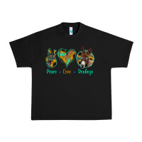 Black Peace Love Donkeys Urban Heavy Tee - Bettercallsaul