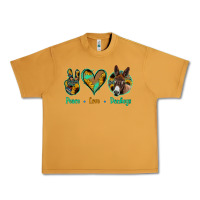 Peanut Butter Peace Love Donkeys Urban Heavy Tee - Bettercallsaul
