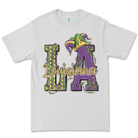 Dove Grey louisiana mardi gras Premium Tee - MaliasSmallBusiness