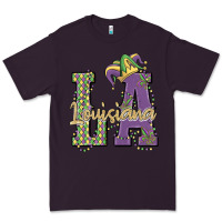 Plum louisiana mardi gras Premium Tee - MaliasSmallBusiness