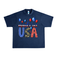 Navy made in usa Urban Heavy Tee - JahusDesignShop