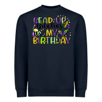 Navy bead up bitches itsmy birthday cg (1) Heavyweight Sweatshirt - CowGirlArtShop