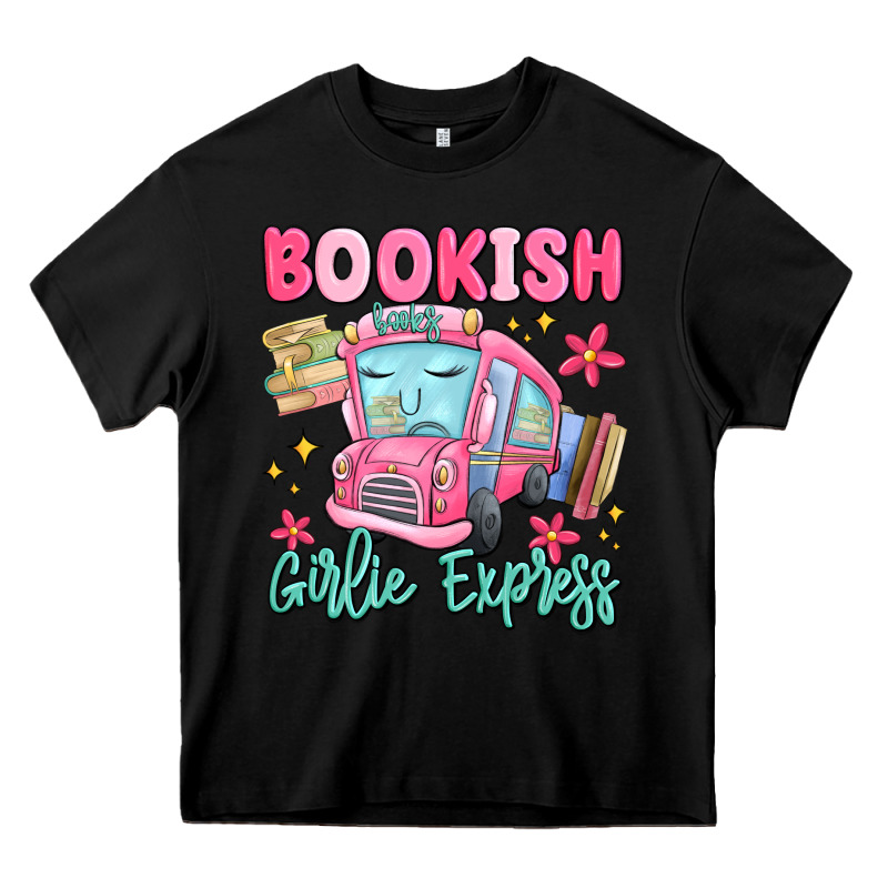 Bookish Girlie Express Heavy Core Tee by MaliasSmallBusiness | Teevron