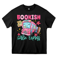 Black bookish girlie express Heavy Core Tee - MaliasSmallBusiness