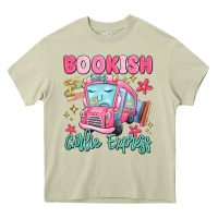 Mossy bookish girlie express Heavy Core Tee - MaliasSmallBusiness