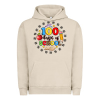 Pigment French Oak 100 days of school Urban Hoodie - Artiststas