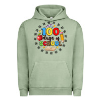 Pigment Oil Green 100 days of school Urban Hoodie - Artiststas