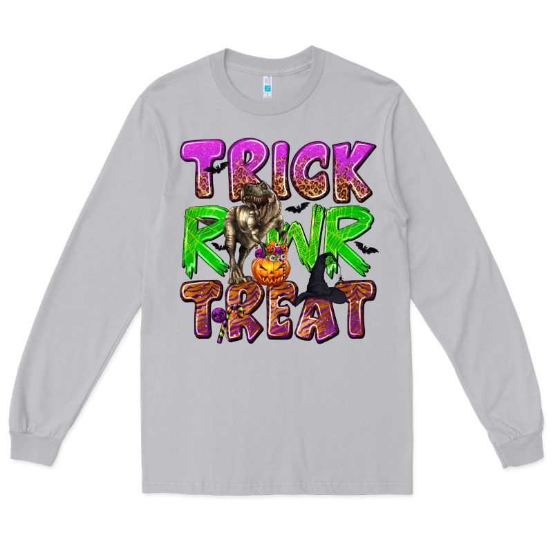 Trick Rawr Treat Long Sleeve Tee by texasbilliewilder | Teevron