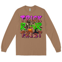 Toasted Coconut Trick Rawr Treat Long Sleeve Tee - texasbilliewilder