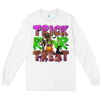 White Trick Rawr Treat Long Sleeve Tee - texasbilliewilder