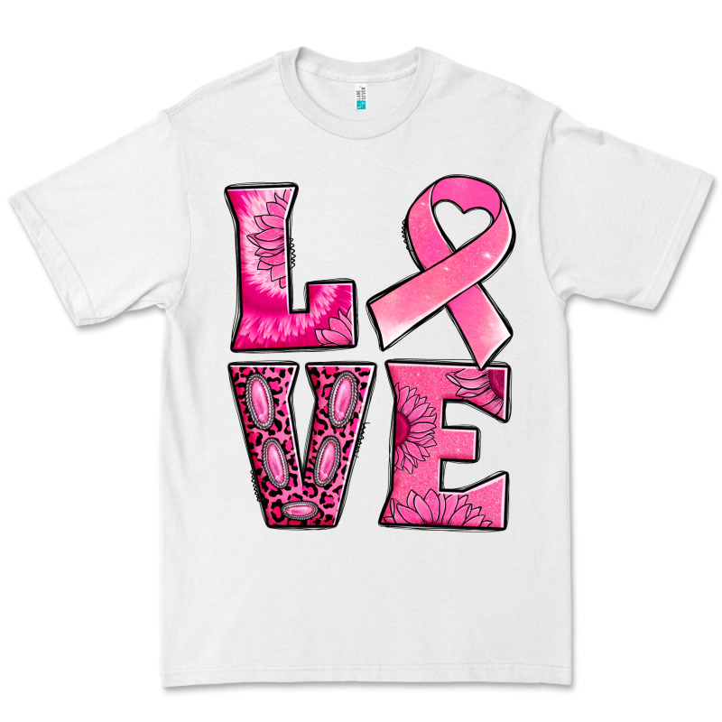 Breast Cancer Love Premium Tee by NancyCooperArtShop | Teevron