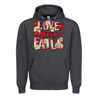 Smoke Love never fails Zipper Hoodie - FaDigitalArtStudio