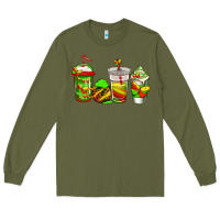 Army Green juneteenth coffee Long Sleeve Tee - Jasminsmagicworld