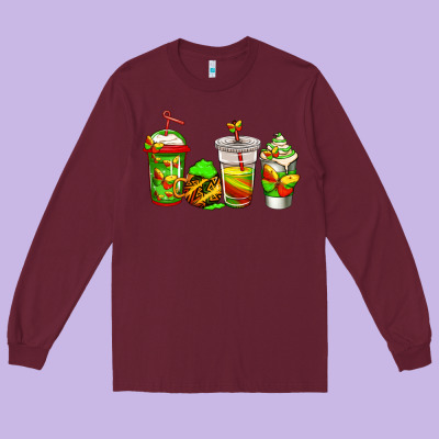 Juneteenth Coffee Long Sleeve Tee Designed By Jasminsmagicworld
