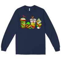Navy juneteenth coffee Long Sleeve Tee - Jasminsmagicworld