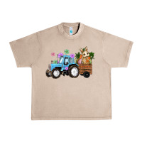 French Oak easter tracktor bunny carrot flowers  egg Urban Heavy Tee - RanaPortraitStore