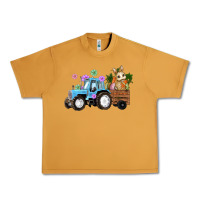 Peanut Butter easter tracktor bunny carrot flowers  egg Urban Heavy Tee - RanaPortraitStore