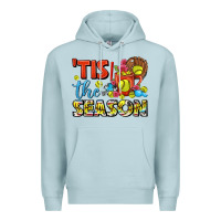 Blue Mist tis the season  softball coffee mug Premium Hoodie - FaDigitalArtStudio