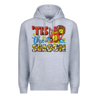Heather Grey tis the season  softball coffee mug Premium Hoodie - FaDigitalArtStudio
