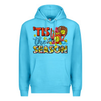 Ocean Blue tis the season  softball coffee mug Premium Hoodie - FaDigitalArtStudio